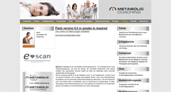 Desktop Screenshot of metabolic-coaching.de